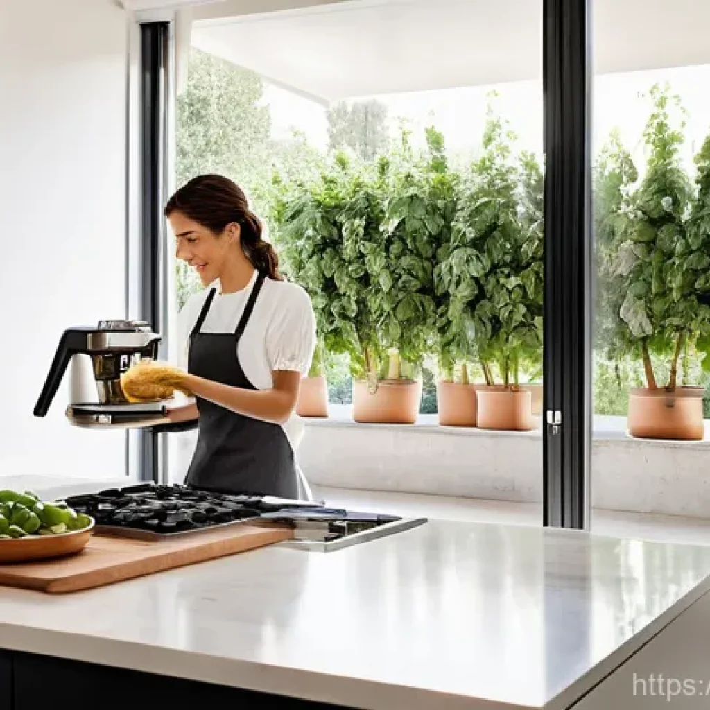 똘똘이 원작자 인터뷰 - **AI in a Modern Italian Kitchen**
* **Concept:** A serene and stylish Italian kitchen showcas...