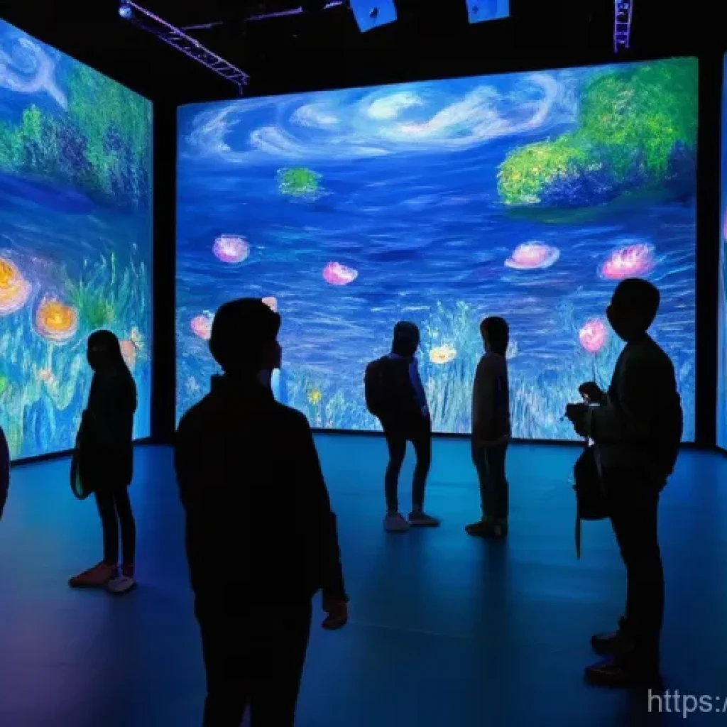 똘똘이 관련 이벤트 정보 - **Immersive Art Experience: Inside Monet's World**
    A group of diverse adults and teenagers are c...