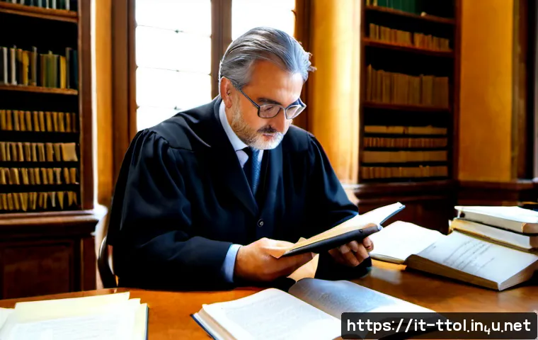 Home 17 똘똘이 주제의 논문 및 연구 - Photorealistic Italian university research scene, a thoughtful middle-aged scholar examining open ac...